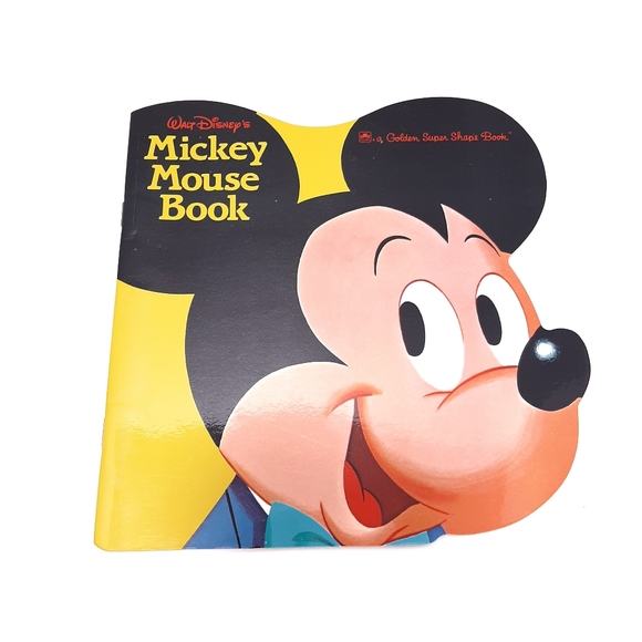 1965 Walt Disney Mickey Mouse Golden Shape Book